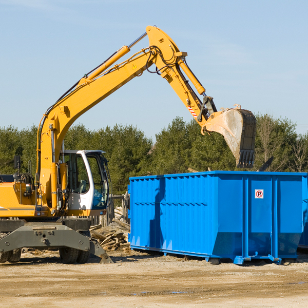 can i pay for a residential dumpster rental online in Bluffview WI